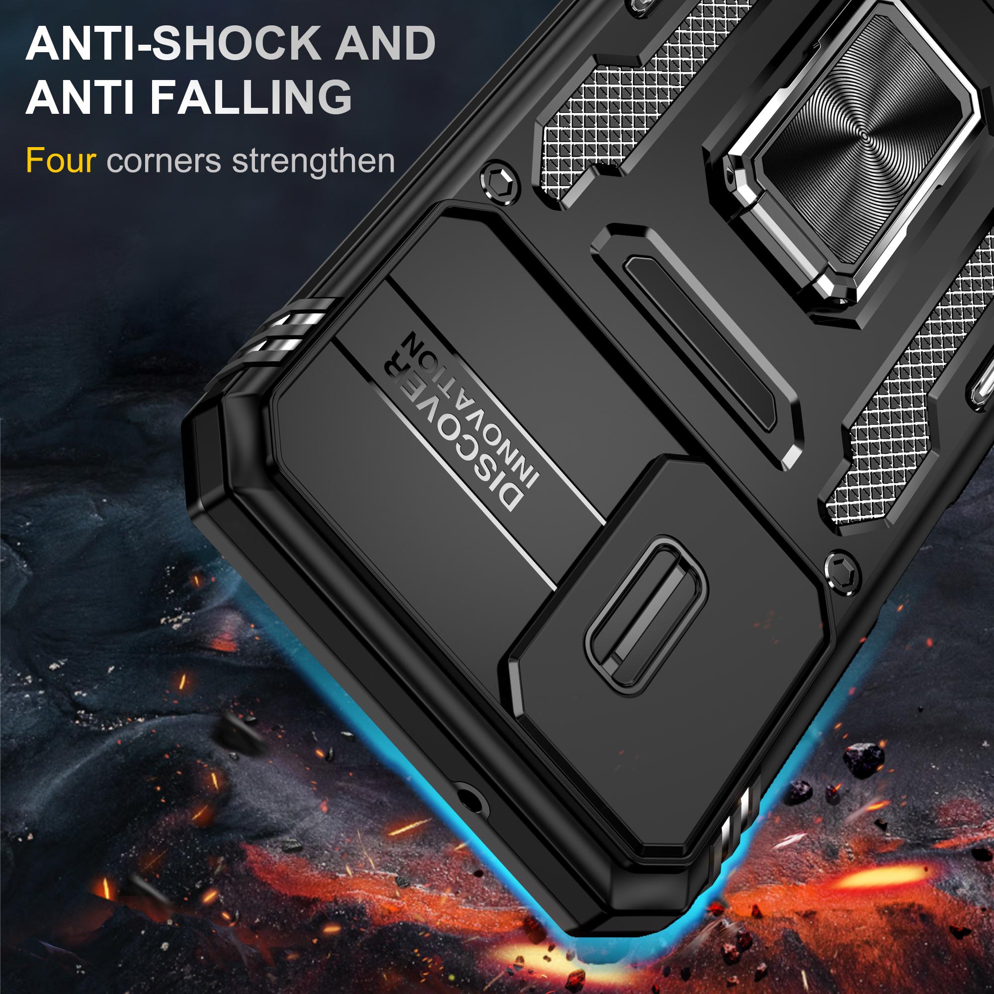 Armor Series Anti-scratch Phone Case for Samsung Galaxy A34 5G Kickstand Phone Cover with Slide Camera Protector Black
Armor Series Anti-scratch Phone Case for Samsung Galaxy A34 5G Kickstand Phone Cover with Slide Camera Protector Black