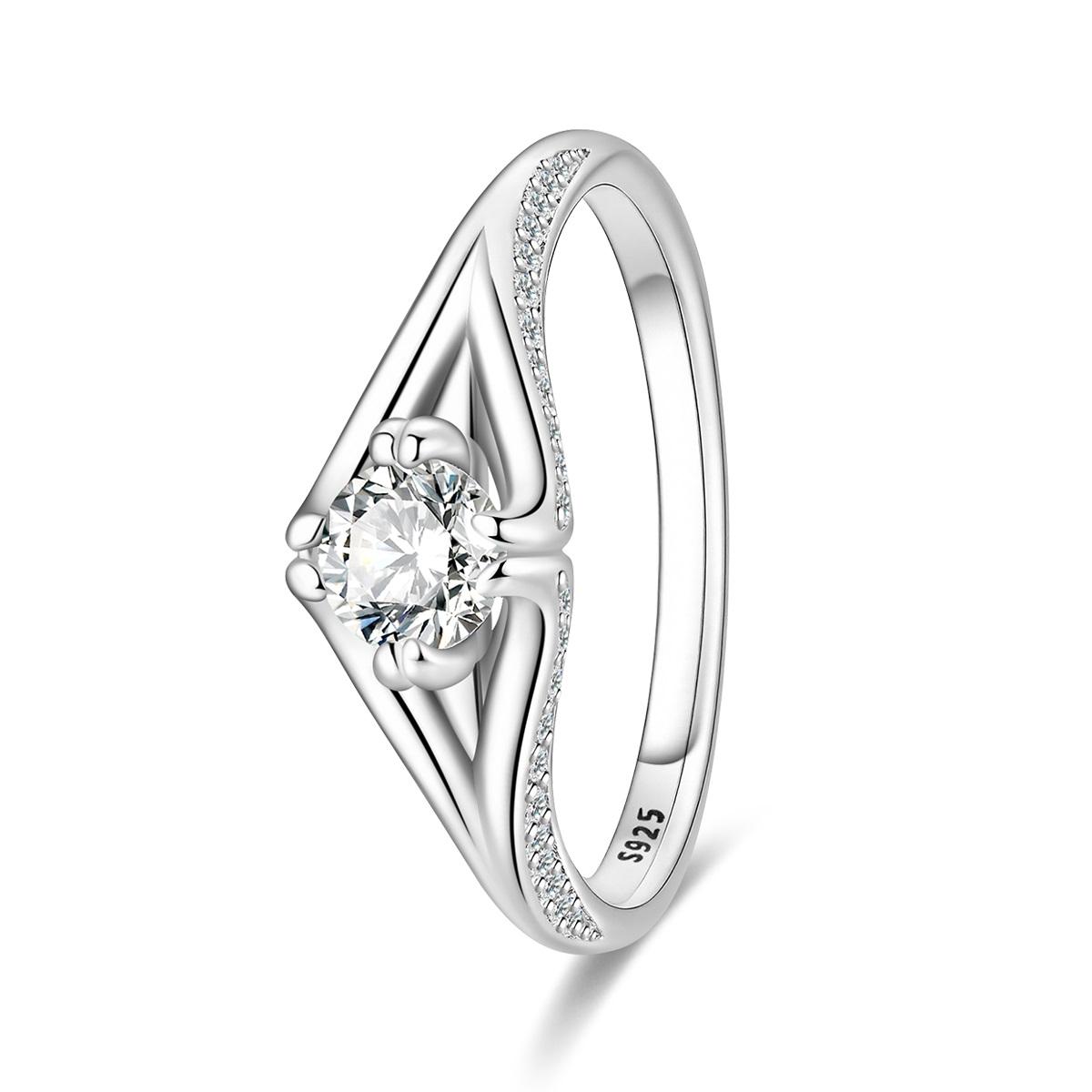 925 Sterling Silver V-Shaped Solitaire Ring Paved CZ Accent Minimalist Statement Ring for Women Daily Wear Trendy Jewelry 9
925 Sterling Silver V-Shaped Solitaire Ring Paved CZ Accent Minimalist Statement Ring for Women Daily Wear Trendy Jewelry 9