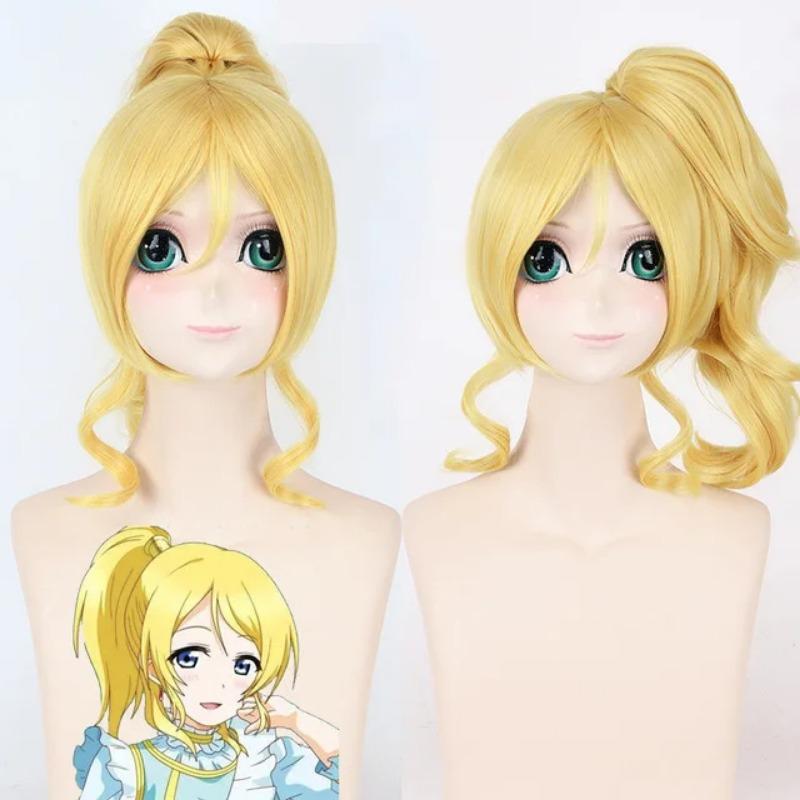 Аниме 50 см Eli Ayase костюмы для косплея парик Love Live волосы золотые термостойкие девушки женский парик LoveLive Eli парик волос 50CM оранжевый
Аниме 50 см Eli Ayase костюмы для косплея парик Love Live волосы золотые термостойкие девушки женский парик LoveLive Eli парик волос 50CM оранжевый