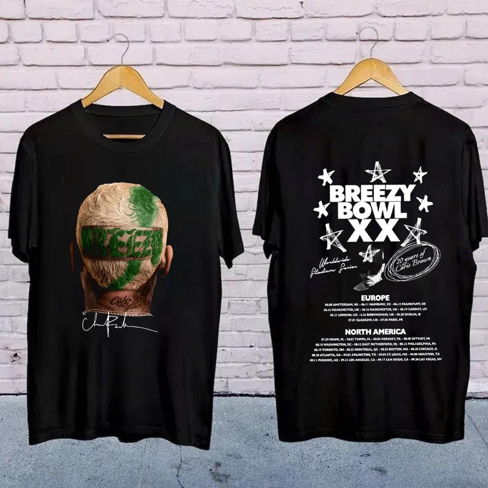 Chris Brown Breezy Bowl XX Tour 2 sided T Shirt Unisex S-3XL,Gift For Fan,Hiphop XL
Chris Brown Breezy Bowl XX Tour 2 sided T Shirt Unisex S-3XL,Gift For Fan,Hiphop XL