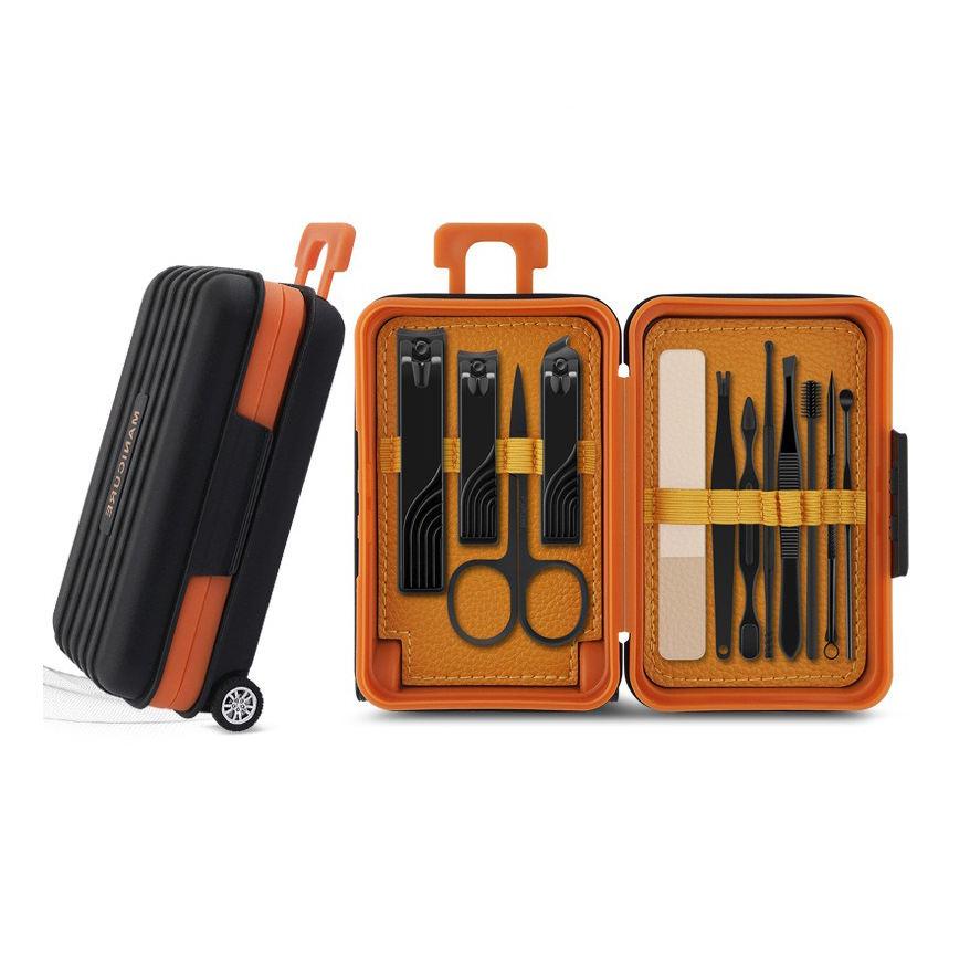 12-piece set of nail clippers, nail art tools, nail cutters, nail trimming tools, and a complete set of nail clippers чёрный
12-piece set of nail clippers, nail art tools, nail cutters, nail trimming tools, and a complete set of nail clippers чёрный