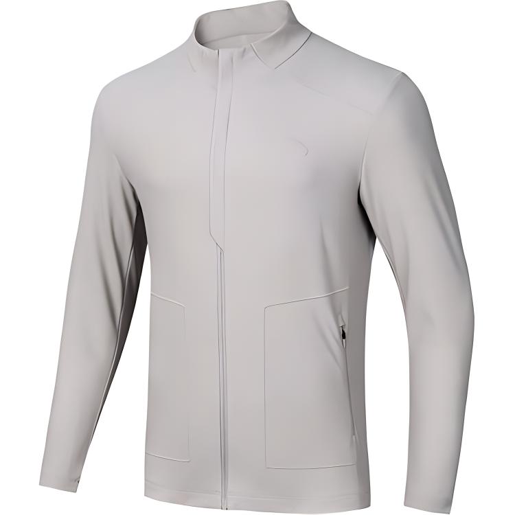 Anta Solid Color Zipper Stand Collar Comfortable Breathable Versatile Casual Jacket Men Jacket Ash-Gray 152437713-1 M
Anta Solid Color Zipper Stand Collar Comfortable Breathable Versatile Casual Jacket Men Jacket Ash-Gray 152437713-1 M