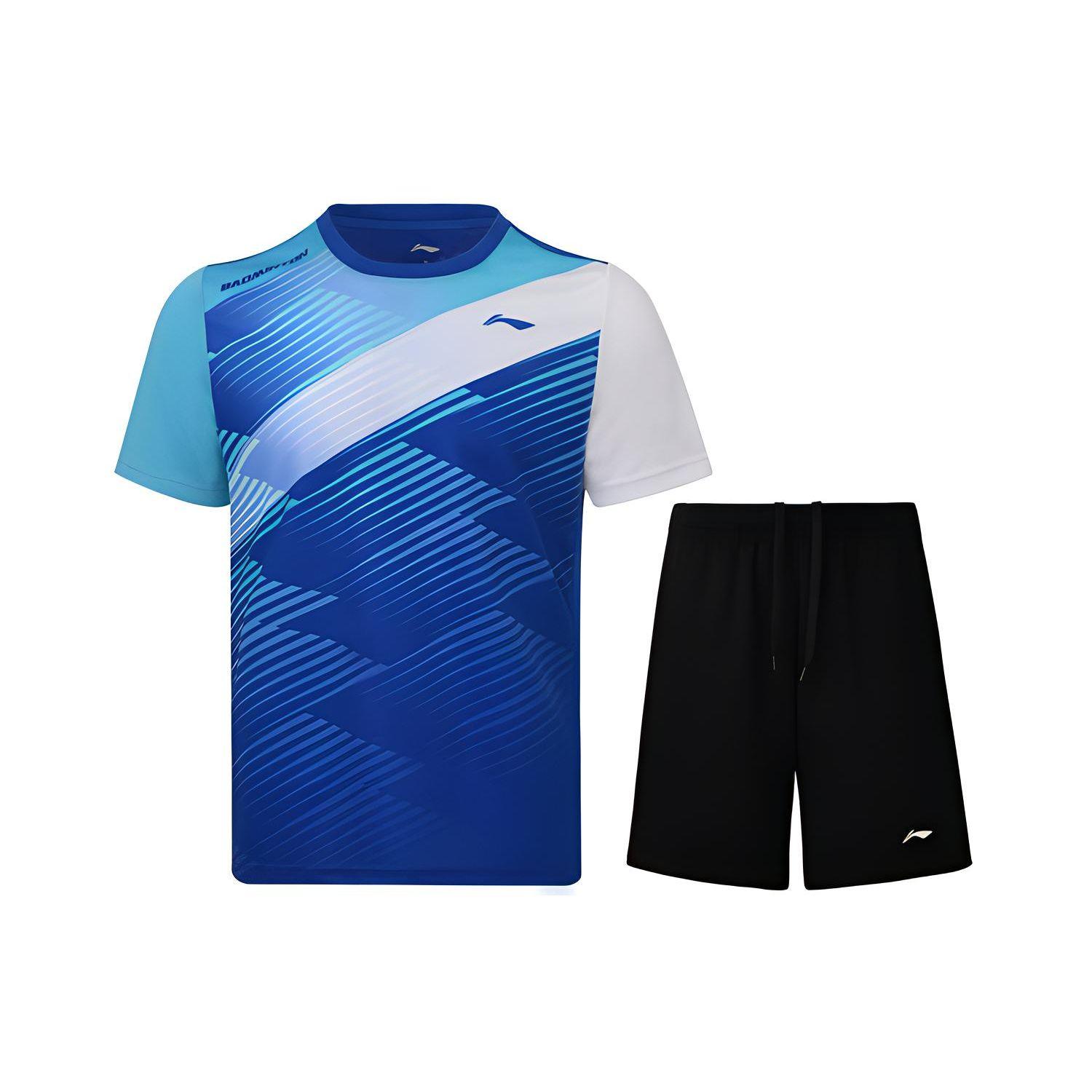 Li Ning Badminton Series влагоотводящий быстросохнущий тренировочный спортивный костюм для соревнований по отдыху мужской спортивный костюм кристально-голубой AATS007-4 S
Li Ning Badminton Series влагоотводящий быстросохнущий тренировочный спортивный костюм для соревнований по отдыху мужской спортивный костюм кристально-голубой AATS007-4 S