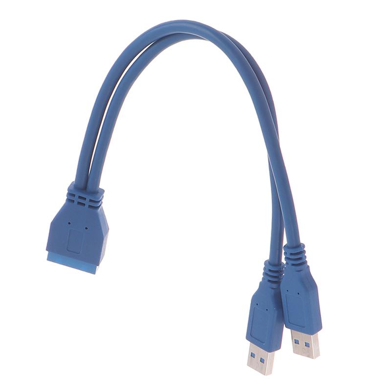 Dual Port Usb3.0 Motherboard Header Male Cable Cord Adapter Usb Extension Cable One size
Dual Port Usb3.0 Motherboard Header Male Cable Cord Adapter Usb Extension Cable One size