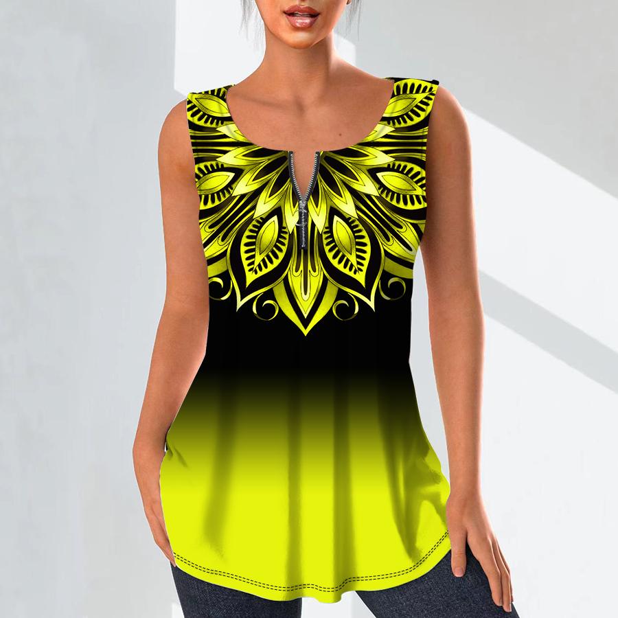 Женские модные рубашки с v-образным вырезом, повседневные топы, футболка, женский жилет с 3D рисунком листьев, блузка без рукавов больших размеров, топы на бретелях 6XL жёлтый
Женские модные рубашки с v-образным вырезом, повседневные топы, футболка, женский жилет с 3D рисунком листьев, блузка без рукавов больших размеров, топы на бретелях 6XL жёлтый