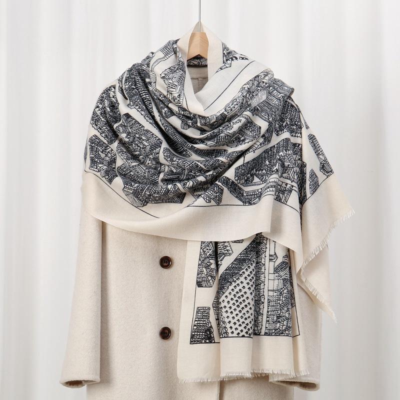 Карта Приятный к коже бархат Новый осенне-зимний теплый шарф с принтом из имитации кашемира Простой и универсальный плащ 88*180cm
Карта Приятный к коже бархат Новый осенне-зимний теплый шарф с принтом из имитации кашемира Простой и универсальный плащ 88*180cm