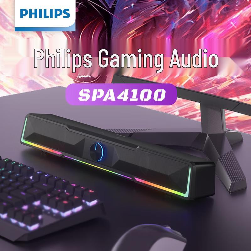 Philips Gaming RGB Desktop Bluetooth Speaker SPA4100
Philips Gaming RGB Desktop Bluetooth Speaker SPA4100