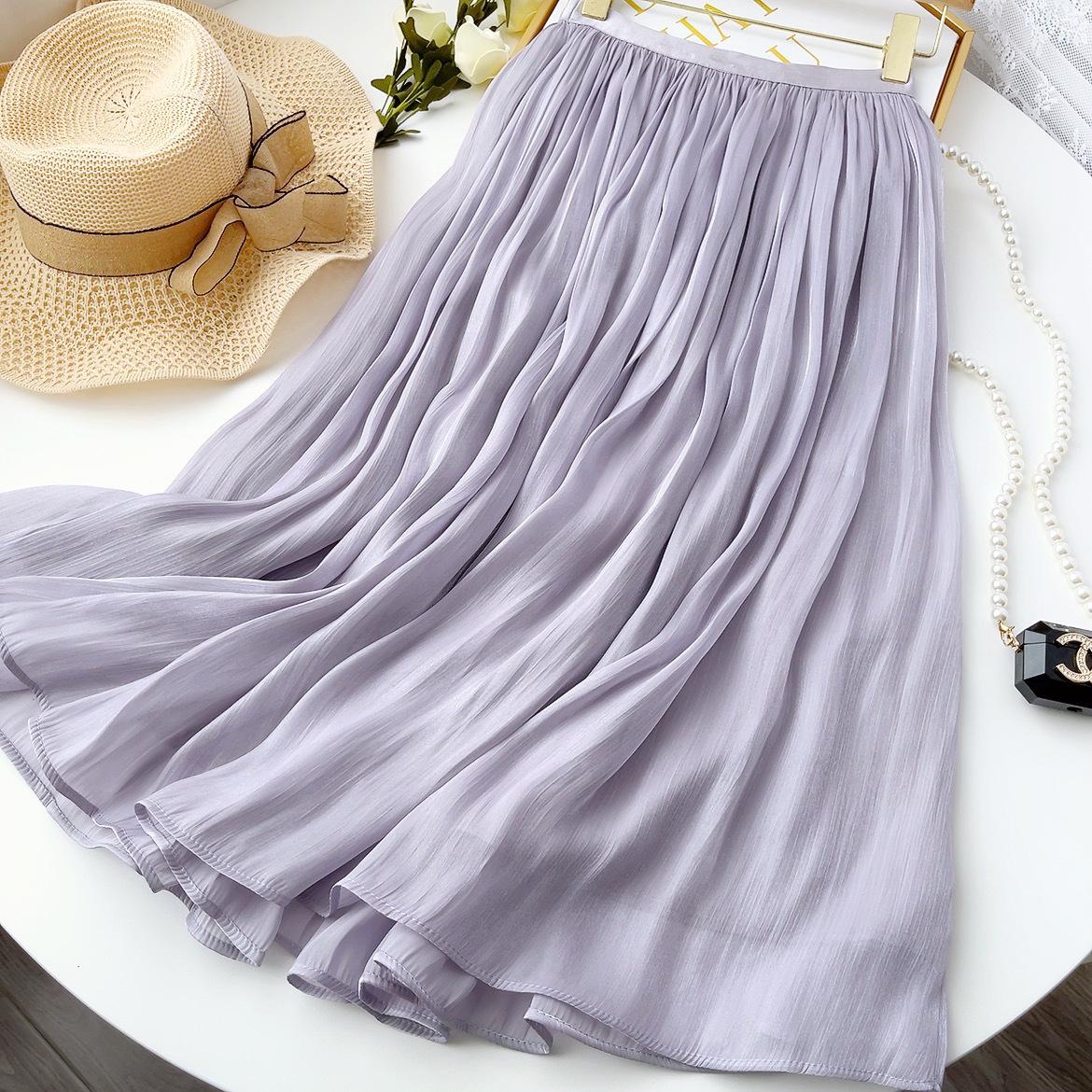 Skirt Female Slim and Thin Medium and Long A-shaped Skirt Pendant Elegant Summer Organza Skirt One size білий
Skirt Female Slim and Thin Medium and Long A-shaped Skirt Pendant Elegant Summer Organza Skirt One size білий