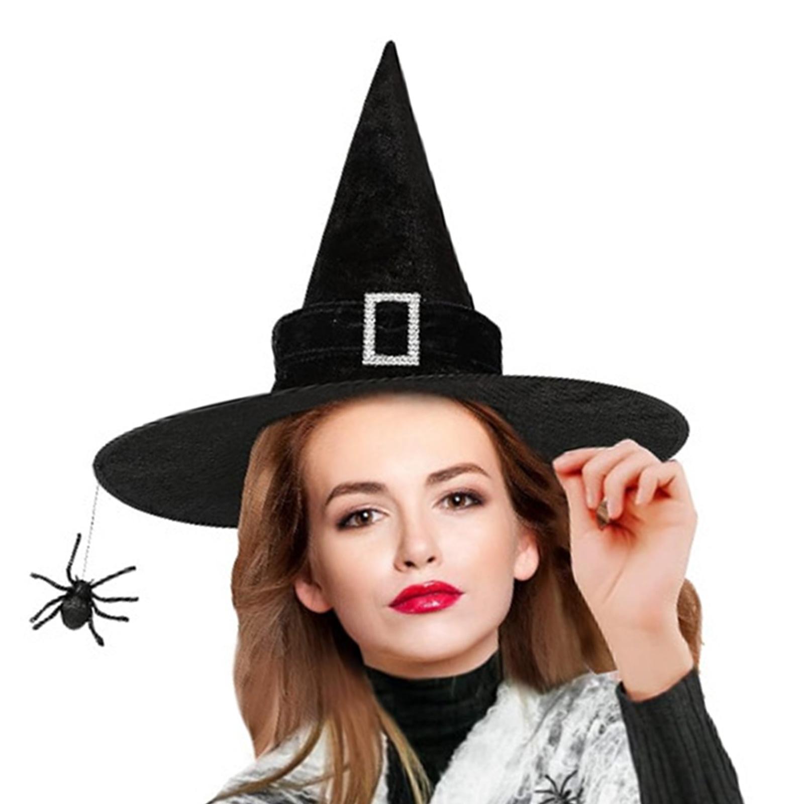 Mystical Pointed Witch Hat Adjustable Witch Hat Spiders Spellbinding Witch Hat for Halloween and Masquerades Parties
Mystical Pointed Witch Hat Adjustable Witch Hat Spiders Spellbinding Witch Hat for Halloween and Masquerades Parties