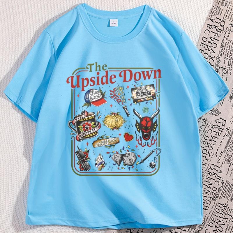 The Upside Down T Shirts for Man Woman Casual Cotton Short Sleeve Tshirt Round Neck Loose and Base Tshirt Graphic Tees 4XL
The Upside Down T Shirts for Man Woman Casual Cotton Short Sleeve Tshirt Round Neck Loose and Base Tshirt Graphic Tees 4XL