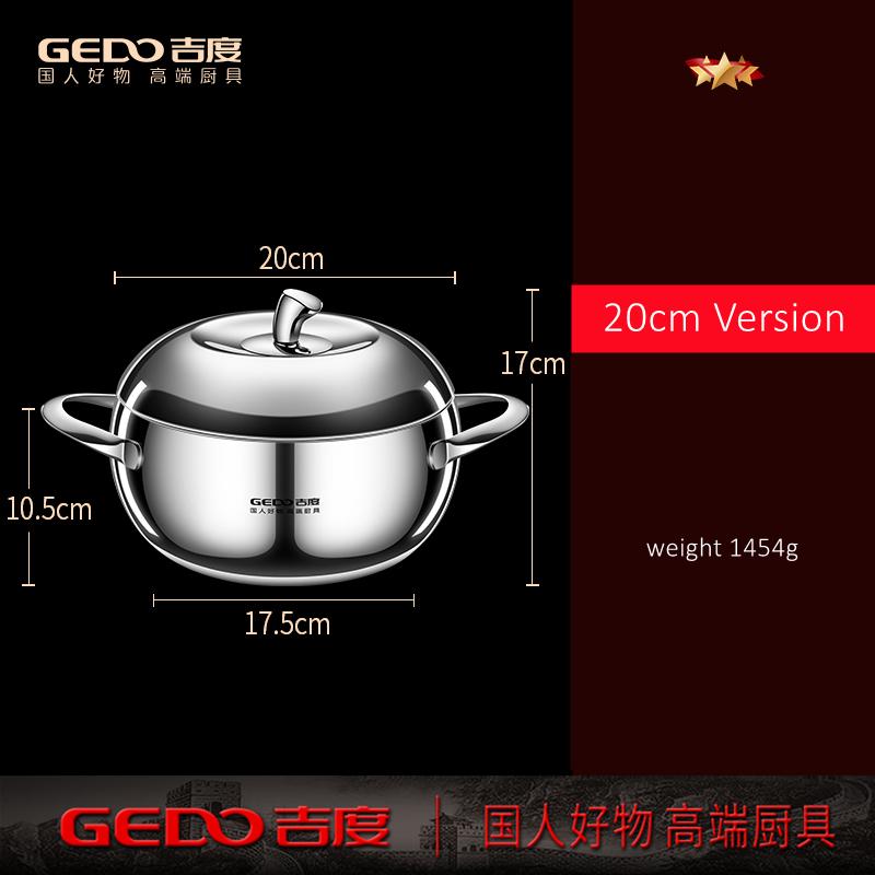 3.8L Apple Shape LFGB Certification 304 Stainless Steel Stewing Pot Ultra Thick Kitchen Saucepot Internal Circulation Soup Pot
3.8L Apple Shape LFGB Certification 304 Stainless Steel Stewing Pot Ultra Thick Kitchen Saucepot Internal Circulation Soup Pot