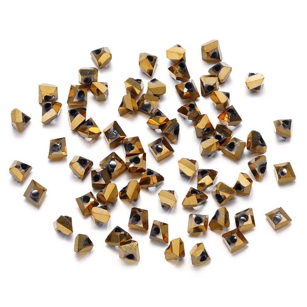 Гальванизированные стеклянные хрустальные бусины-треугольники 4 мм/6 мм для DIY серег и браслетов. Pack of 100
Гальванизированные стеклянные хрустальные бусины-треугольники 4 мм/6 мм для DIY серег и браслетов. Pack of 100