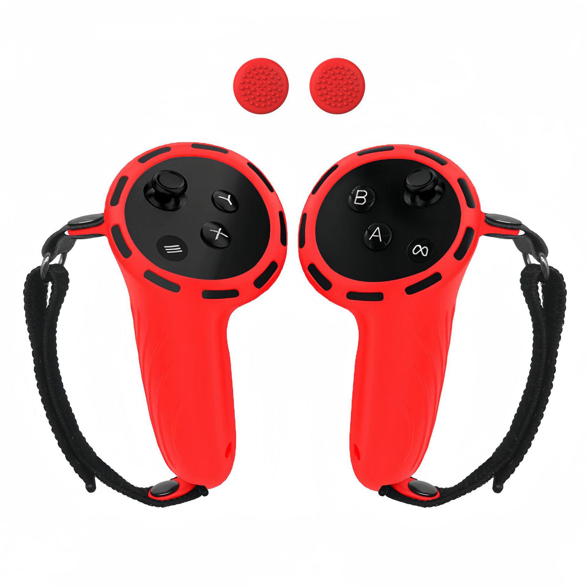 Силіконовий захисний чохол і ремінець для гарнітури Meta Quest 3 VR Red handle braided bracelet червоний
Силіконовий захисний чохол і ремінець для гарнітури Meta Quest 3 VR Red handle braided bracelet червоний