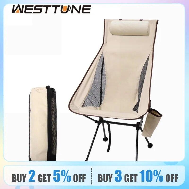 WESTTUNE портативный складной стул для кемпинга с подголовником, легкие туристические стулья, стул для рыбалки из алюминиевого сплава, уличная мебель
WESTTUNE портативный складной стул для кемпинга с подголовником, легкие туристические стулья, стул для рыбалки из алюминиевого сплава, уличная мебель