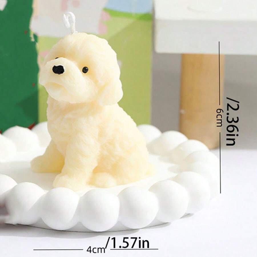 Aromatherapy Candle Pet Dog Shaped Candle Suitable For Bedroom And Living Room Decoration, Birthday Gifts, Holiday Celebrations белый
Aromatherapy Candle Pet Dog Shaped Candle Suitable For Bedroom And Living Room Decoration, Birthday Gifts, Holiday Celebrations белый