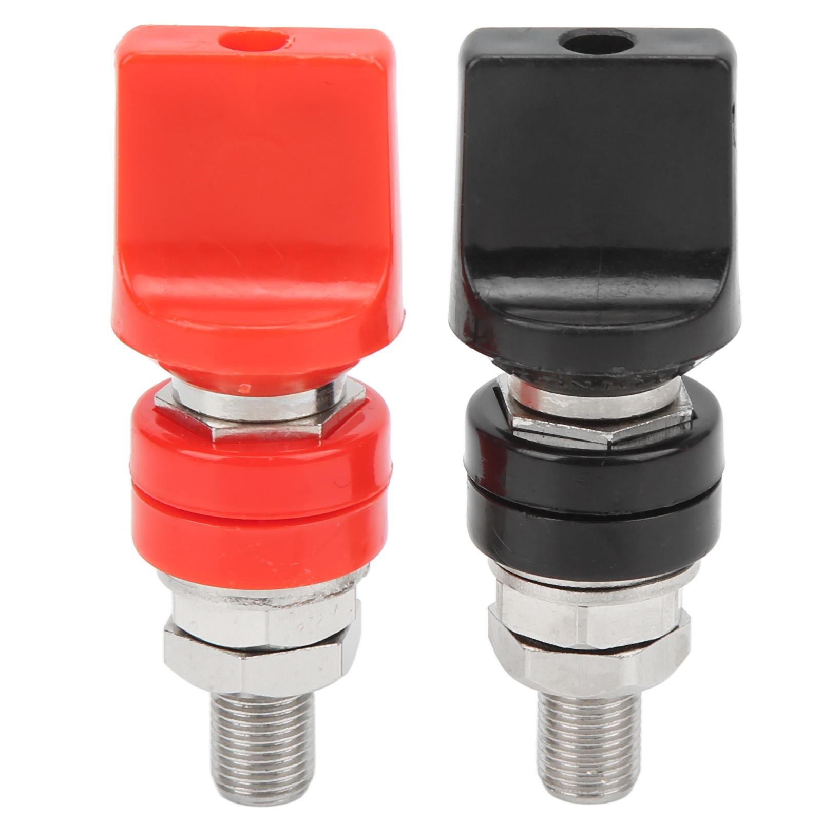4mm Brass Binding Post M10 Thread High Current Power Junction Terminal with Socket Flat Cap
4mm Brass Binding Post M10 Thread High Current Power Junction Terminal with Socket Flat Cap