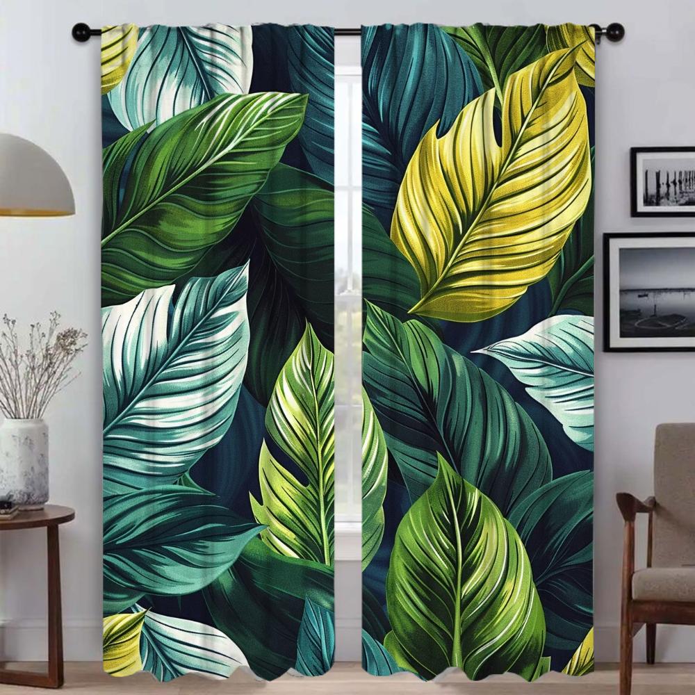 Tropical Rainforest Home Interior Curtains Living Room Curtain Panel Partition Halloween Decoration Light Blocking Polyester Ideal For Sitting W100*H130(CM)-Hooks&2PCS
Tropical Rainforest Home Interior Curtains Living Room Curtain Panel Partition Halloween Decoration Light Blocking Polyester Ideal For Sitting W100*H130(CM)-Hooks&2PCS