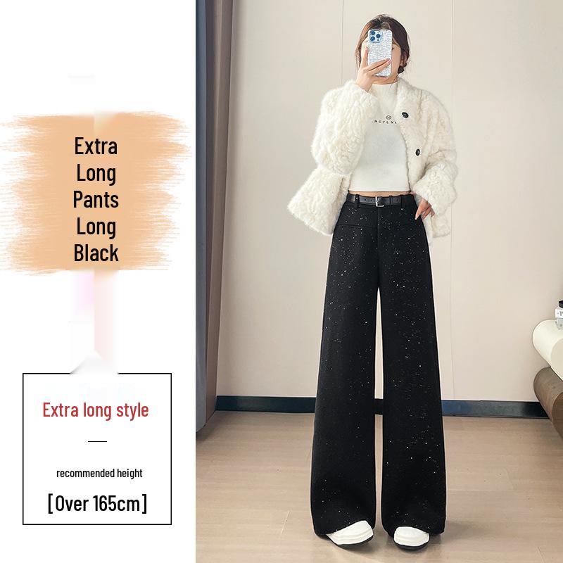 2025 Autumn/Winter Women s High Waist Woolen Wide-Leg Pants - Acetate Wool and Plus Velvet, Japanese Korean Style. Small
2025 Autumn/Winter Women s High Waist Woolen Wide-Leg Pants - Acetate Wool and Plus Velvet, Japanese Korean Style. Small