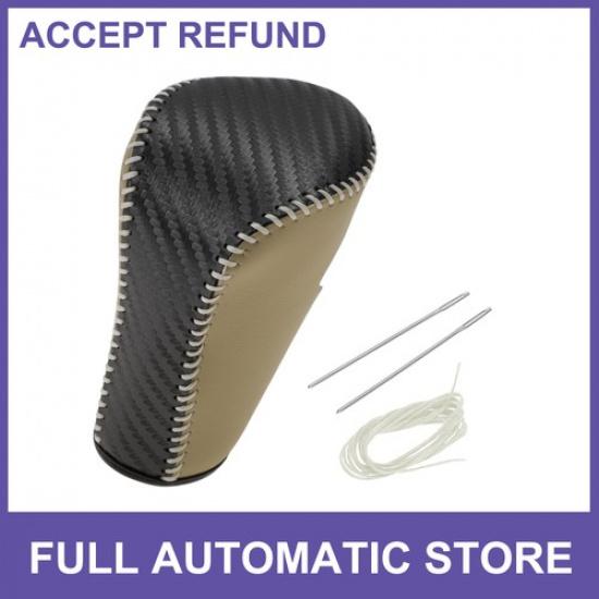 Car Gear Shift Knob Cover for Honda Accord 8 08-12 Black Beige Leather
Car Gear Shift Knob Cover for Honda Accord 8 08-12 Black Beige Leather