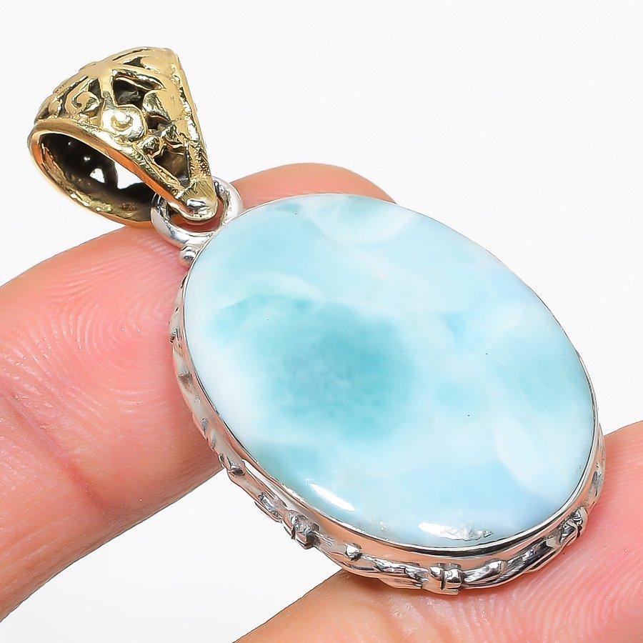 Подвеска из стерлингового серебра 925 пробы с драгоценным камнем Natural Republic Larimar 2 дюйма E9M80
Подвеска из стерлингового серебра 925 пробы с драгоценным камнем Natural Republic Larimar 2 дюйма E9M80