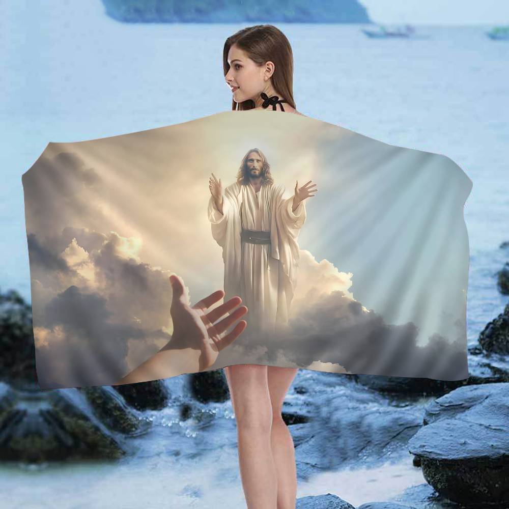 J-Jesus Microfiber Printed Beach Towel Mountain Climbing Yoga Beach Swimming Running Absorbent Soft Towel W40*H60(CM)
J-Jesus Microfiber Printed Beach Towel Mountain Climbing Yoga Beach Swimming Running Absorbent Soft Towel W40*H60(CM)