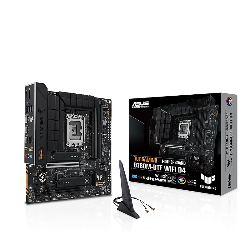 ASUS INTEL 12&13 generations CPU correspondence micro-ATX motherboard B760M Equipped with/TUF GAMING B760M-BTF WIFI D4 Domestic authorized distributor
ASUS INTEL 12&13 generations CPU correspondence micro-ATX motherboard B760M Equipped with/TUF GAMING B760M-BTF WIFI D4 Domestic authorized distributor
