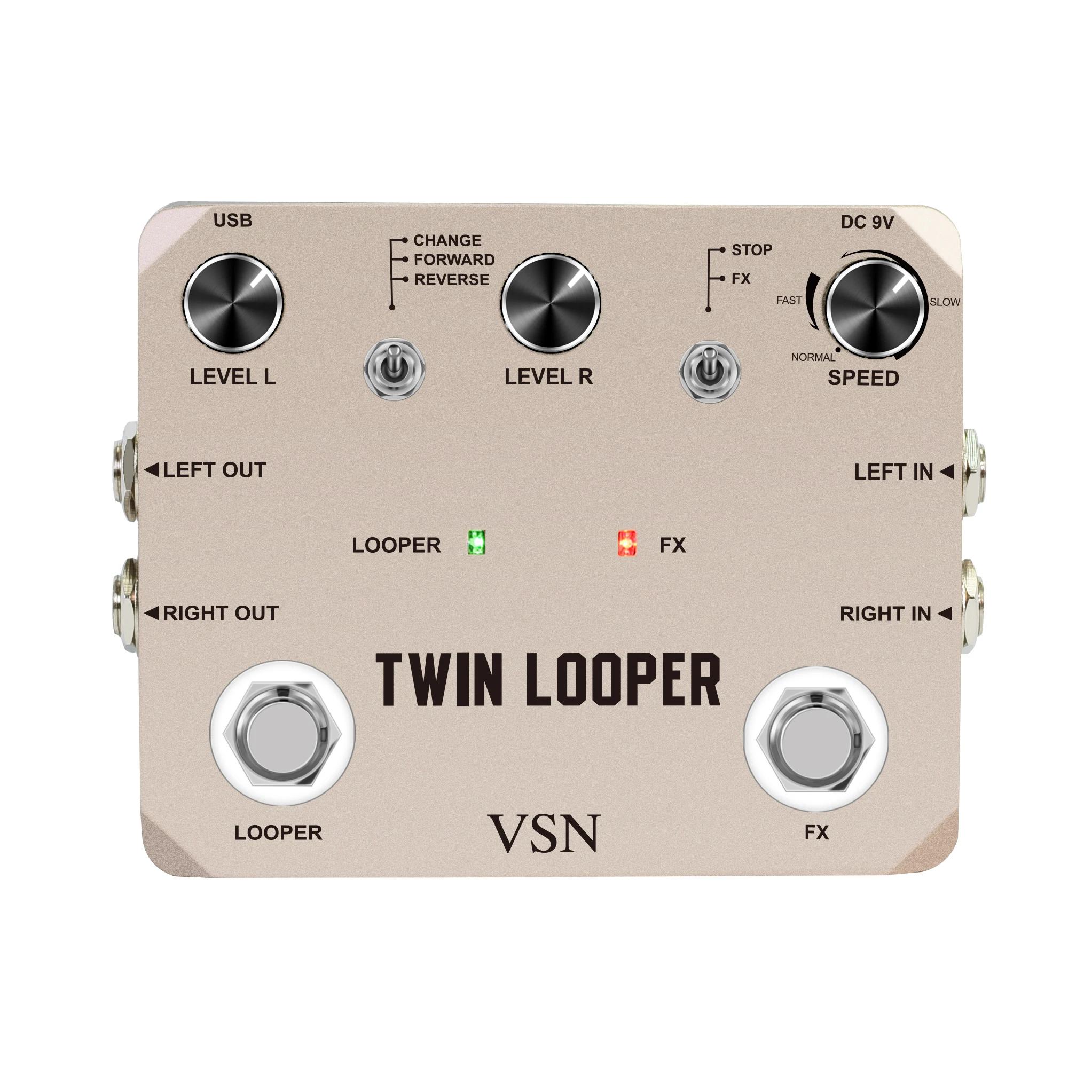 ROWIN LTL-02 Twin Looper Guitar Effect Pedal True Bypass Loop Station 11 Types of Play with 10 Minutes of Recording Time
ROWIN LTL-02 Twin Looper Guitar Effect Pedal True Bypass Loop Station 11 Types of Play with 10 Minutes of Recording Time
