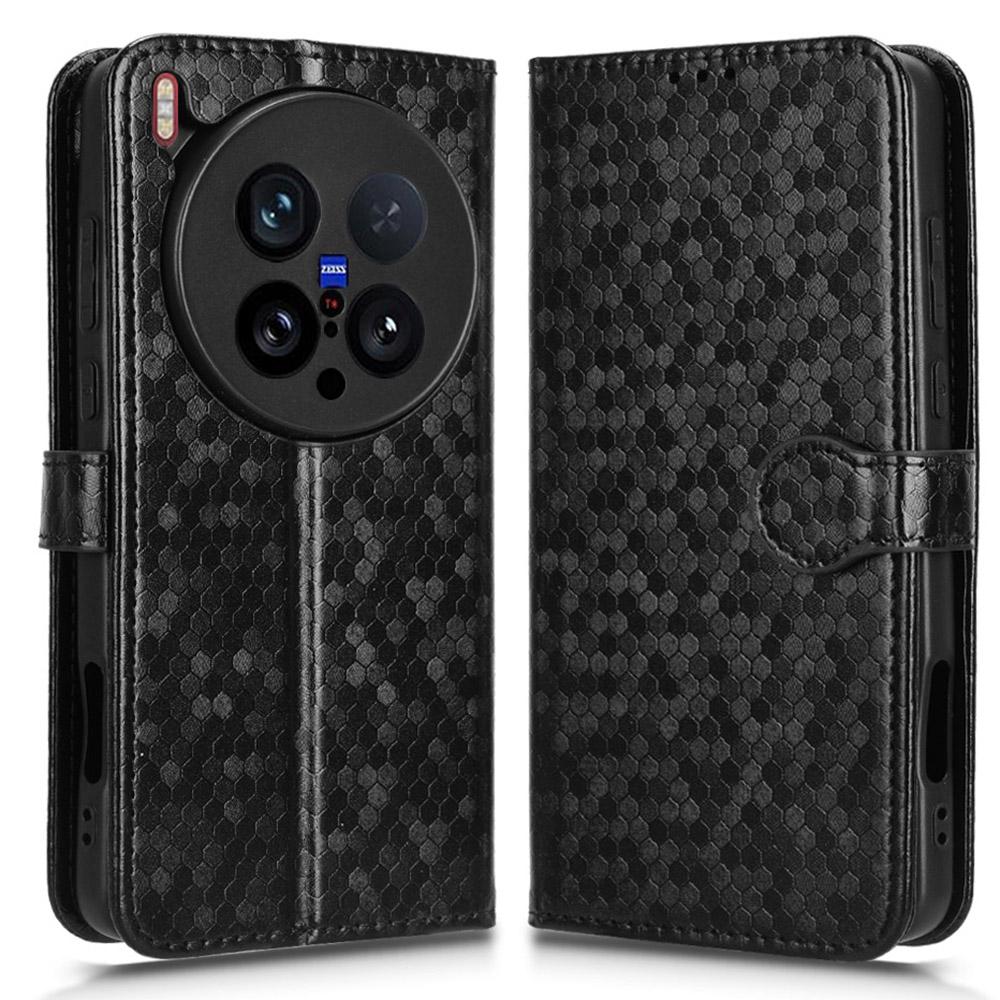 For vivo X200 Ultra 5G Wallet Case Dot Pattern Imprint PU Leather Phone Cover Black
For vivo X200 Ultra 5G Wallet Case Dot Pattern Imprint PU Leather Phone Cover Black