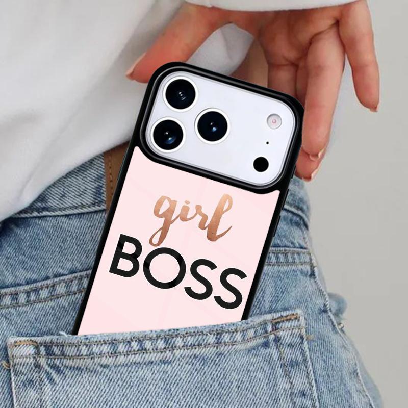 Pink Girl Boss Phone Case for iPhone 17ProMax 12 13 14 15 16e 17 Pro Max Plus Air Cover iPhone 15 Pro Max
Pink Girl Boss Phone Case for iPhone 17ProMax 12 13 14 15 16e 17 Pro Max Plus Air Cover iPhone 15 Pro Max