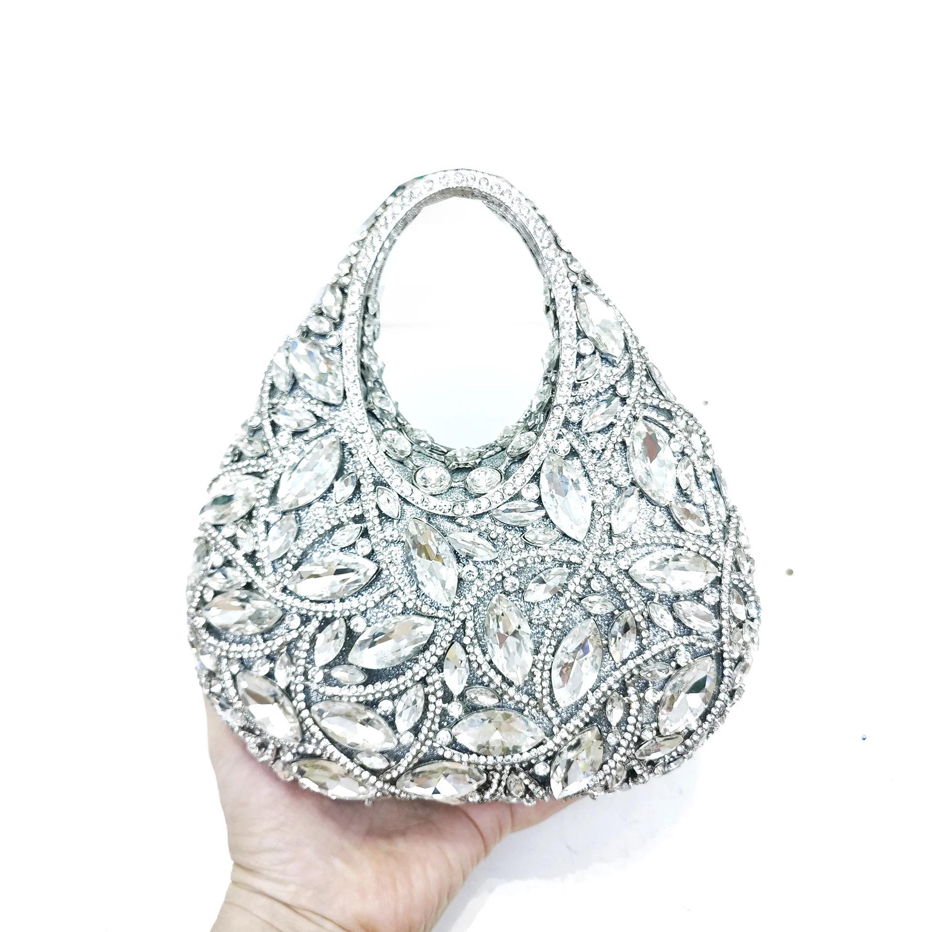 WHTUOHENG Pink Floral Rhinestones Top-Handle Bag Lady Flower Luxury Designer Crystal Evening Bags Wedding Party Purse Handbag 27cmX18cmX7cm серебряный
WHTUOHENG Pink Floral Rhinestones Top-Handle Bag Lady Flower Luxury Designer Crystal Evening Bags Wedding Party Purse Handbag 27cmX18cmX7cm серебряный