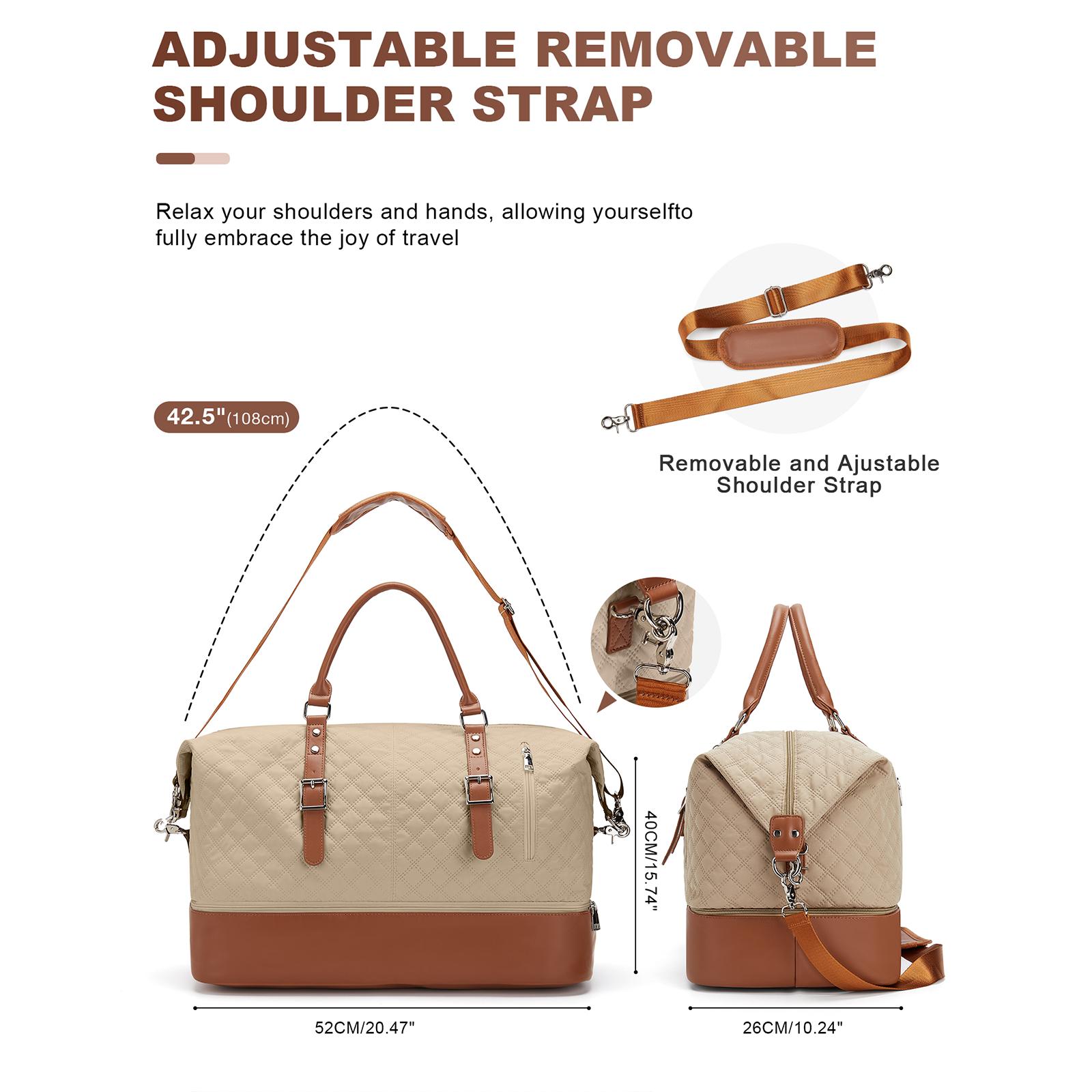 Сумки-саквояжи для женщин, Большая дорожная сумка на выходные, Водонепроницаемая ручная кладь для путешествий, бизнеса, спортзала хаки
Сумки-саквояжи для женщин, Большая дорожная сумка на выходные, Водонепроницаемая ручная кладь для путешествий, бизнеса, спортзала хаки