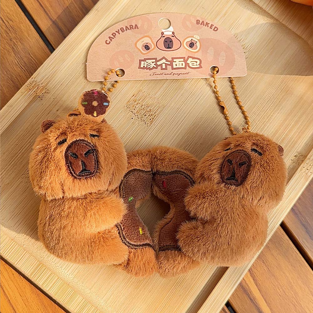Cartoon Baking Capybara Key Ring Soft Plush Doll Keychain Kawaii Doughnut Animal Pendant Couple Style 2
Cartoon Baking Capybara Key Ring Soft Plush Doll Keychain Kawaii Doughnut Animal Pendant Couple Style 2