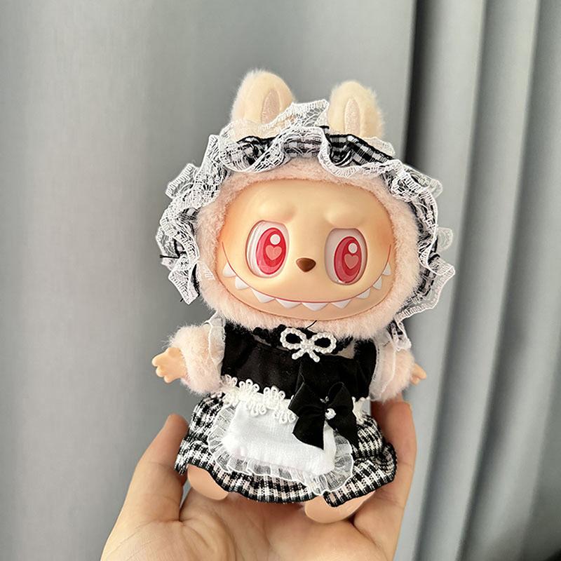 1 Set Kawaii Cute Black Gauze Maid Dress Accessories 17Cm Labubu I Ii Idol Dolls Clothes Kpop Clothing Plush Doll S Clothes
1 Set Kawaii Cute Black Gauze Maid Dress Accessories 17Cm Labubu I Ii Idol Dolls Clothes Kpop Clothing Plush Doll S Clothes