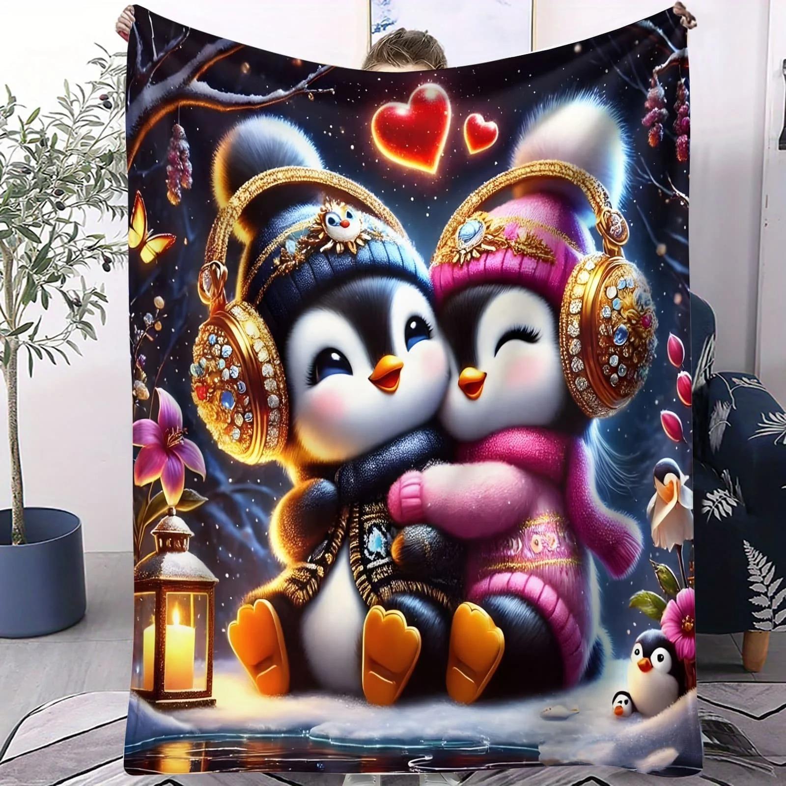 Sled Candy Cane Penguin Christmas Blanket - Whimsical Holiday Themed Fleece Throw for Beds Sofa Home Decor Adults Kids Cozy Gift 70x100cm білий
Sled Candy Cane Penguin Christmas Blanket - Whimsical Holiday Themed Fleece Throw for Beds Sofa Home Decor Adults Kids Cozy Gift 70x100cm білий