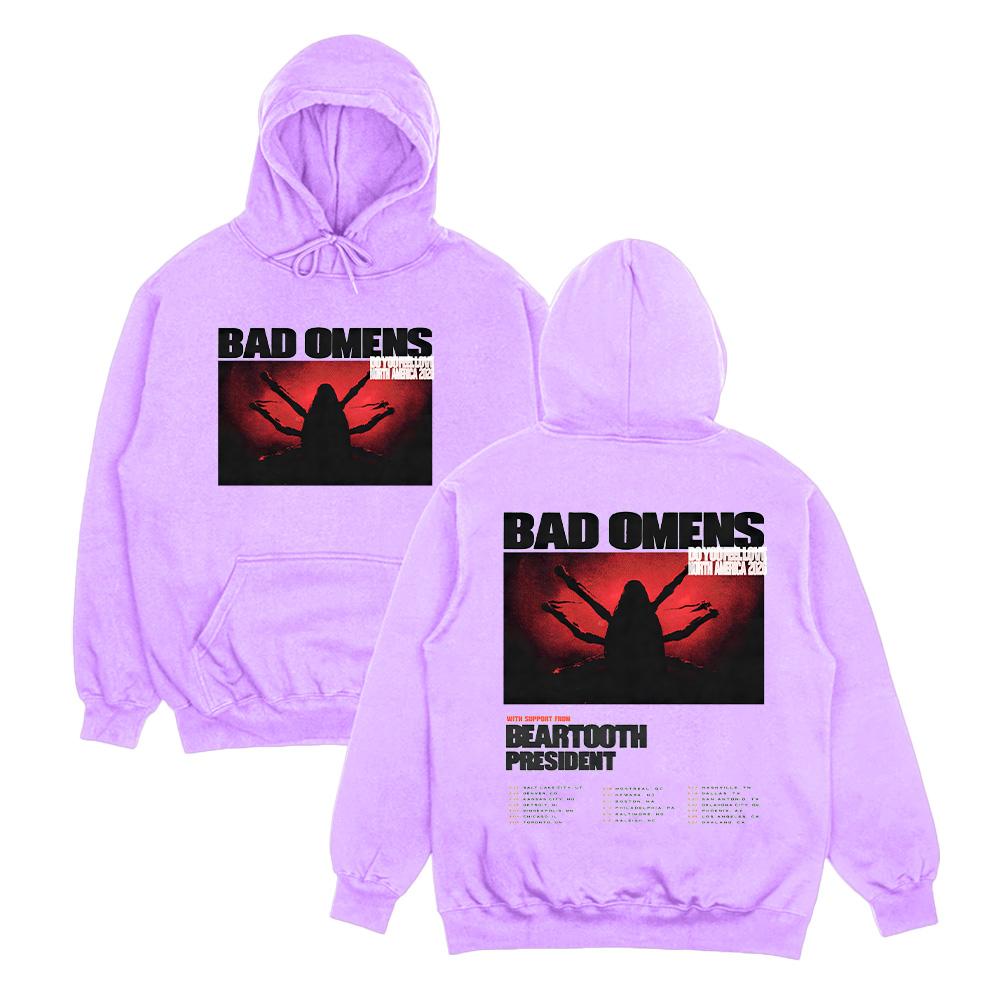 Bad Omens Do You Feel Love Tour Худі Чоловічі Жіночі Модні Флісові Толстовки Рок Панк Стиль Пуловери Трендові Універсальні M світло-фіолетового кольору
Bad Omens Do You Feel Love Tour Худі Чоловічі Жіночі Модні Флісові Толстовки Рок Панк Стиль Пуловери Трендові Універсальні M світло-фіолетового кольору