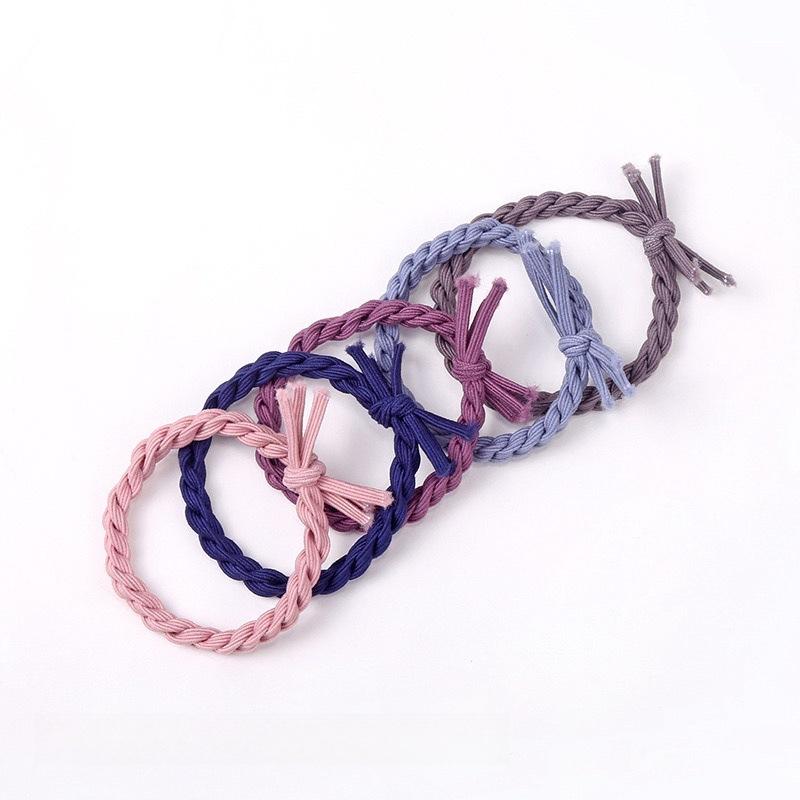 Colorful Plaited Braid Hairband with High Elasticity, Hair Elastic Band, Thickened Hand-woven Hair Tie, Knotted Hair Rope Monochrome 10pcs
Colorful Plaited Braid Hairband with High Elasticity, Hair Elastic Band, Thickened Hand-woven Hair Tie, Knotted Hair Rope Monochrome 10pcs