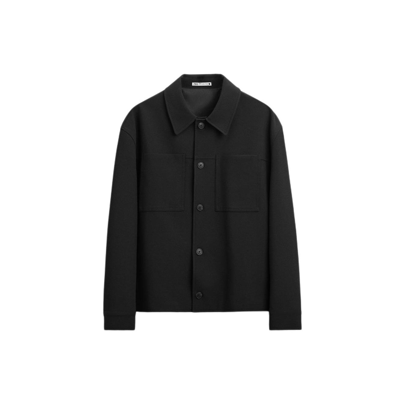 Zara Solid Color Lapel Pocket Fashion Long Sleeve Work Outdoor Jacket Men jackets Black 6861791 800 L
Zara Solid Color Lapel Pocket Fashion Long Sleeve Work Outdoor Jacket Men jackets Black 6861791 800 L