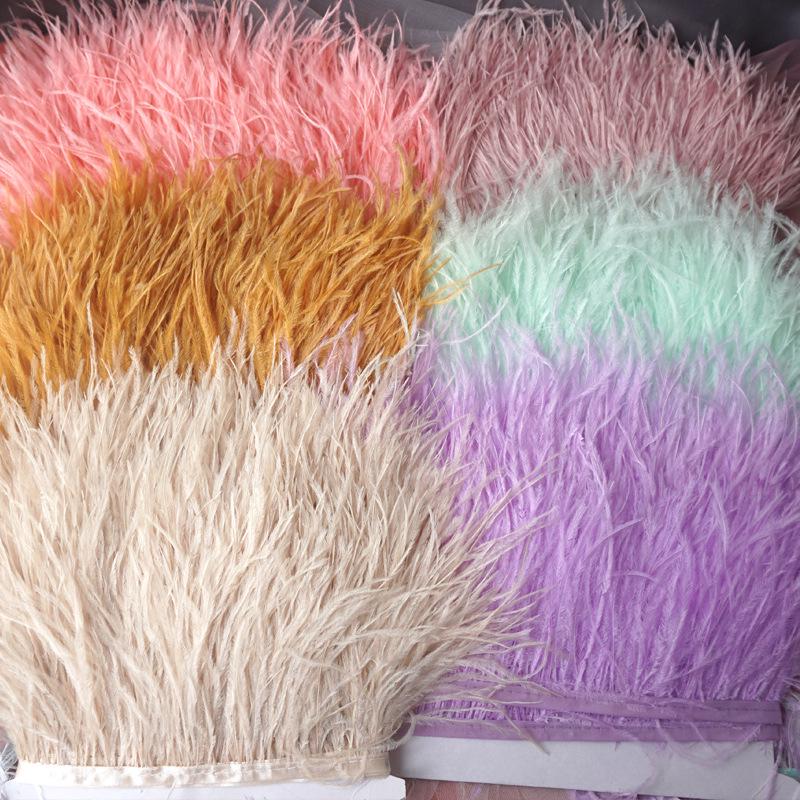 Ostrich Feather Trims: 10-15cm Decorative Strips for Dress Cuffs, Dance Skirts, DIY Clothing Accessories
Ostrich Feather Trims: 10-15cm Decorative Strips for Dress Cuffs, Dance Skirts, DIY Clothing Accessories
