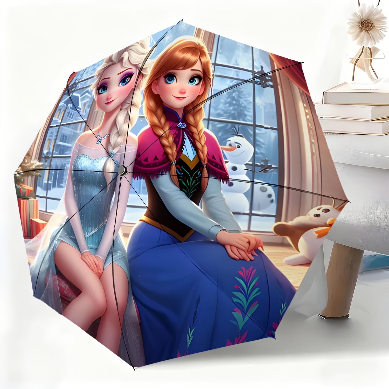 1pc Disney Frozen Princess Series Automatic Umbrella, All-weather Dual-purpose Umbrella Suitable for All Occasions, Portable F (as the picture,Iron&8K)
1pc Disney Frozen Princess Series Automatic Umbrella, All-weather Dual-purpose Umbrella Suitable for All Occasions, Portable F (as the picture,Iron&8K)