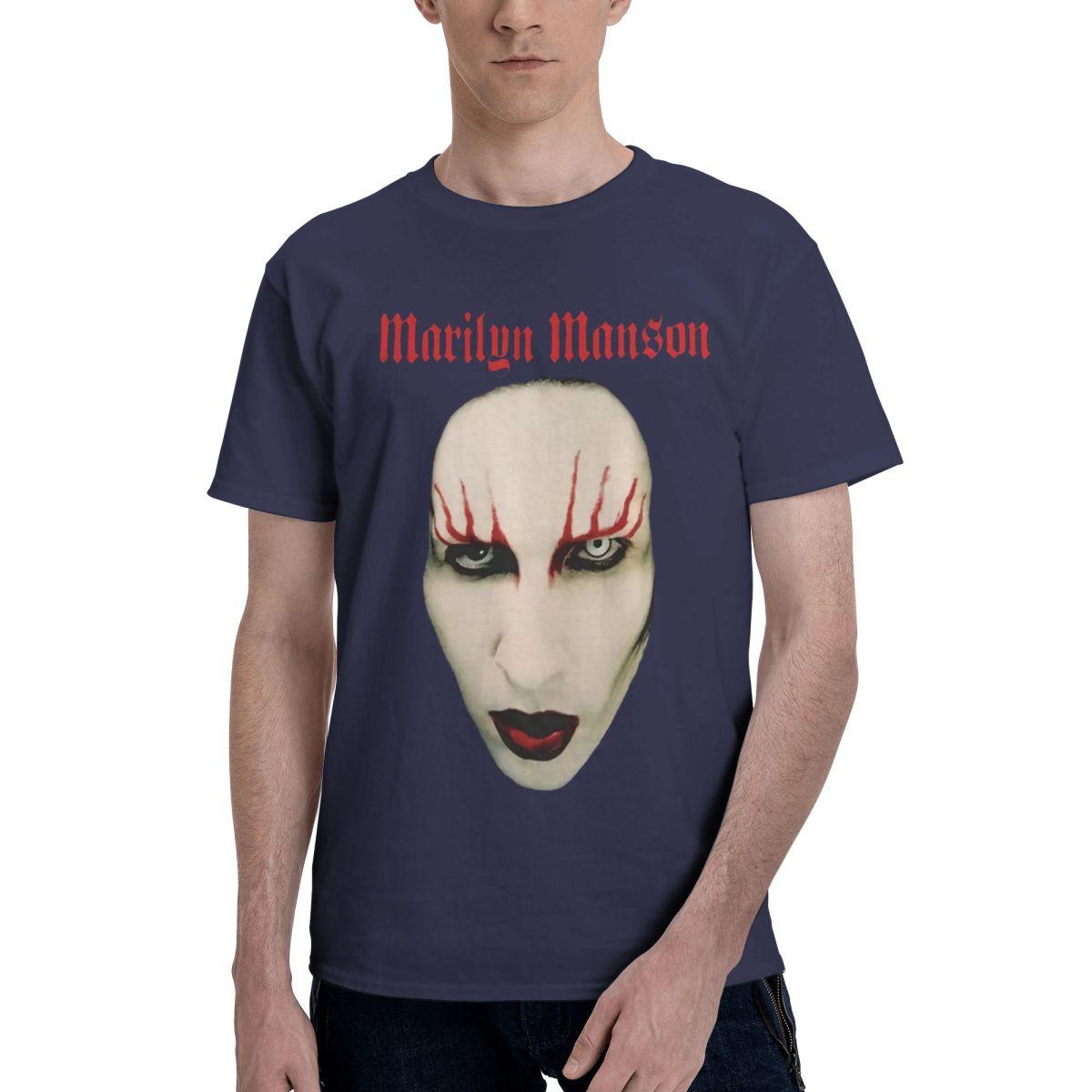 Marilyn Manson 1 100 Cotton Casual Breathable Confortable Men Top New Gifts And TShirts Funny Shirt 4XL
Marilyn Manson 1 100 Cotton Casual Breathable Confortable Men Top New Gifts And TShirts Funny Shirt 4XL
