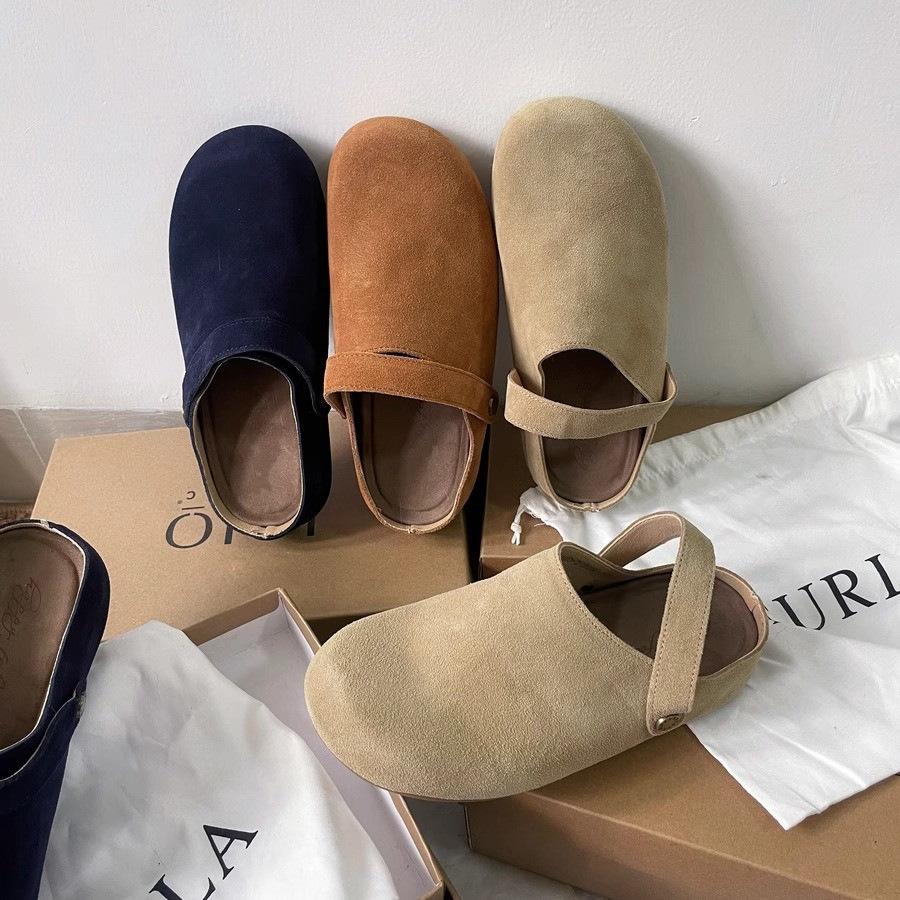 Women s new all-inclusive retro flat shoes, casual soft sole, sweat-absorbing and comfortable, one-pedal single shoes, slippers. 35 темно-коричневого кольору
Women s new all-inclusive retro flat shoes, casual soft sole, sweat-absorbing and comfortable, one-pedal single shoes, slippers. 35 темно-коричневого кольору