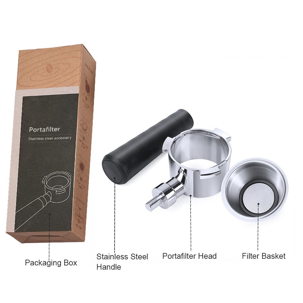 51mm Bottomless Portafilter, Stainless Steel Filter Basket Extraction Removable sy to Wash Coffee Lovers Gifts Compatible with EC80 EC685 EC885 N
51mm Bottomless Portafilter, Stainless Steel Filter Basket Extraction Removable sy to Wash Coffee Lovers Gifts Compatible with EC80 EC685 EC885 N