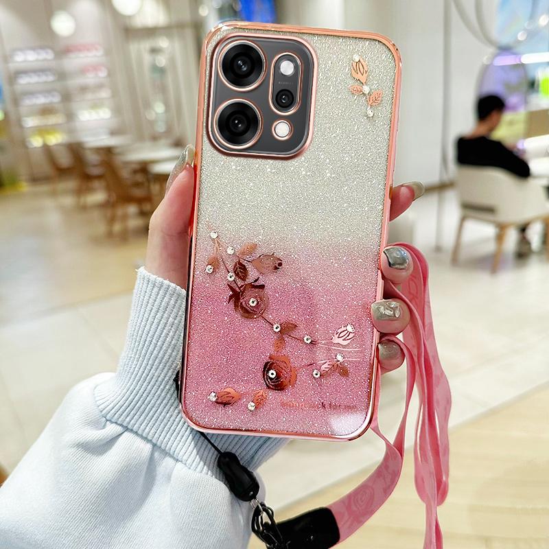 KADEM For Oppo Reno14 Pro 5G (Global) Case Flower Pattern TPU Gradient Phone Cover with Lanyards Purple
KADEM For Oppo Reno14 Pro 5G (Global) Case Flower Pattern TPU Gradient Phone Cover with Lanyards Purple