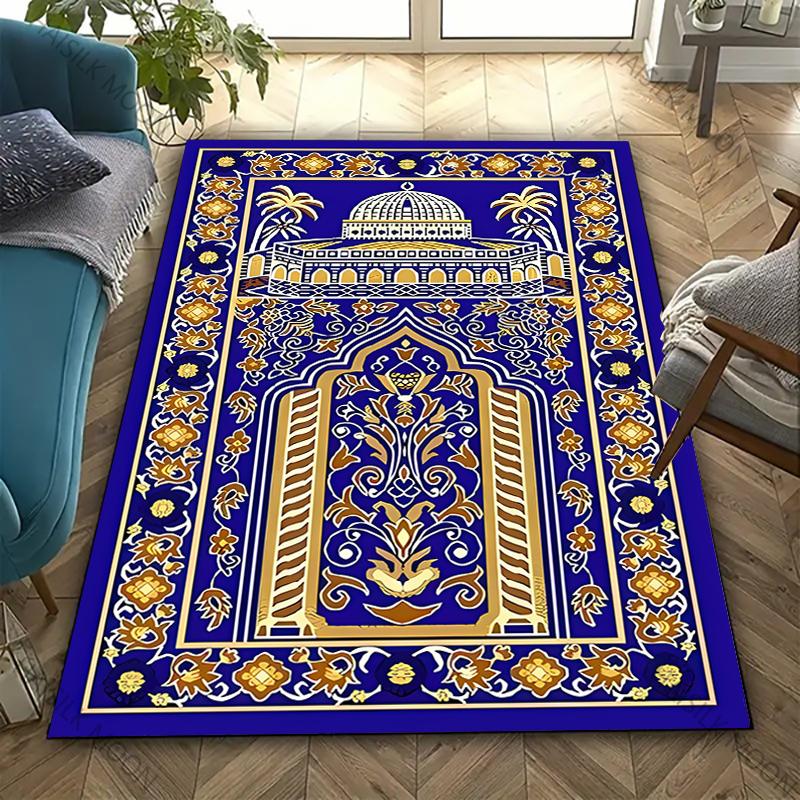 Muslim Prayer Non-slip Carpet Room Mat Living Room Bedroom Sofa Large Area Mat Daily Prayer Soft Carpet Ramadan Gift for Friend 80*120cm
Muslim Prayer Non-slip Carpet Room Mat Living Room Bedroom Sofa Large Area Mat Daily Prayer Soft Carpet Ramadan Gift for Friend 80*120cm