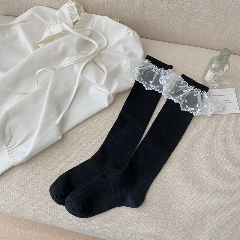 10Pair Lace Socks Long Tube Ballet Stack Socks Sweet Lolita Calf Socks White Knee Socks With Boots One size fits all чорний
10Pair Lace Socks Long Tube Ballet Stack Socks Sweet Lolita Calf Socks White Knee Socks With Boots One size fits all чорний