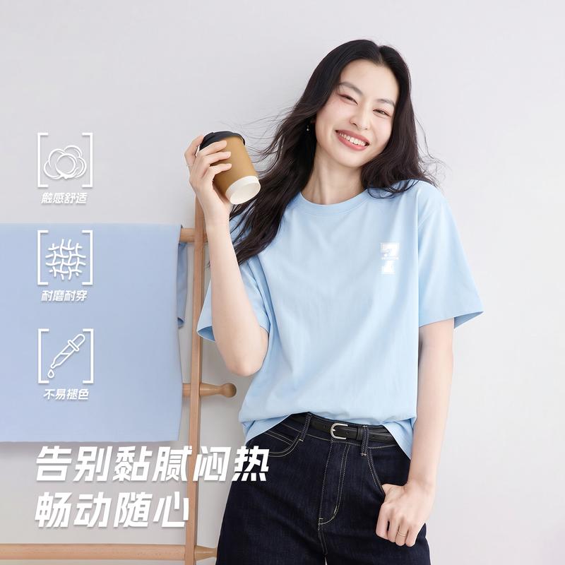 XueZhongFei Women s Round Neck Loose Cotton T-Shirt 160/84A
XueZhongFei Women s Round Neck Loose Cotton T-Shirt 160/84A