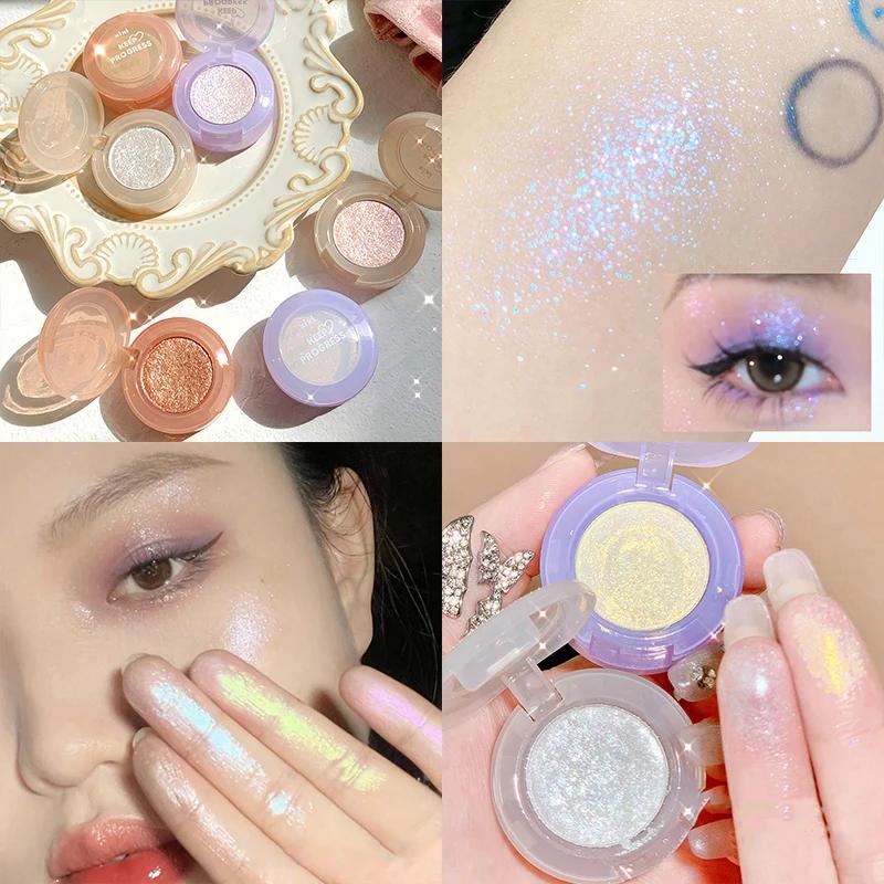 Diamond Highlighter Palette Gorgeous Glitter Eyeshadow Glossy Shiny Silkworm Shadow Shimmer Eyes Makeup Cosmetics Face Powder
Diamond Highlighter Palette Gorgeous Glitter Eyeshadow Glossy Shiny Silkworm Shadow Shimmer Eyes Makeup Cosmetics Face Powder