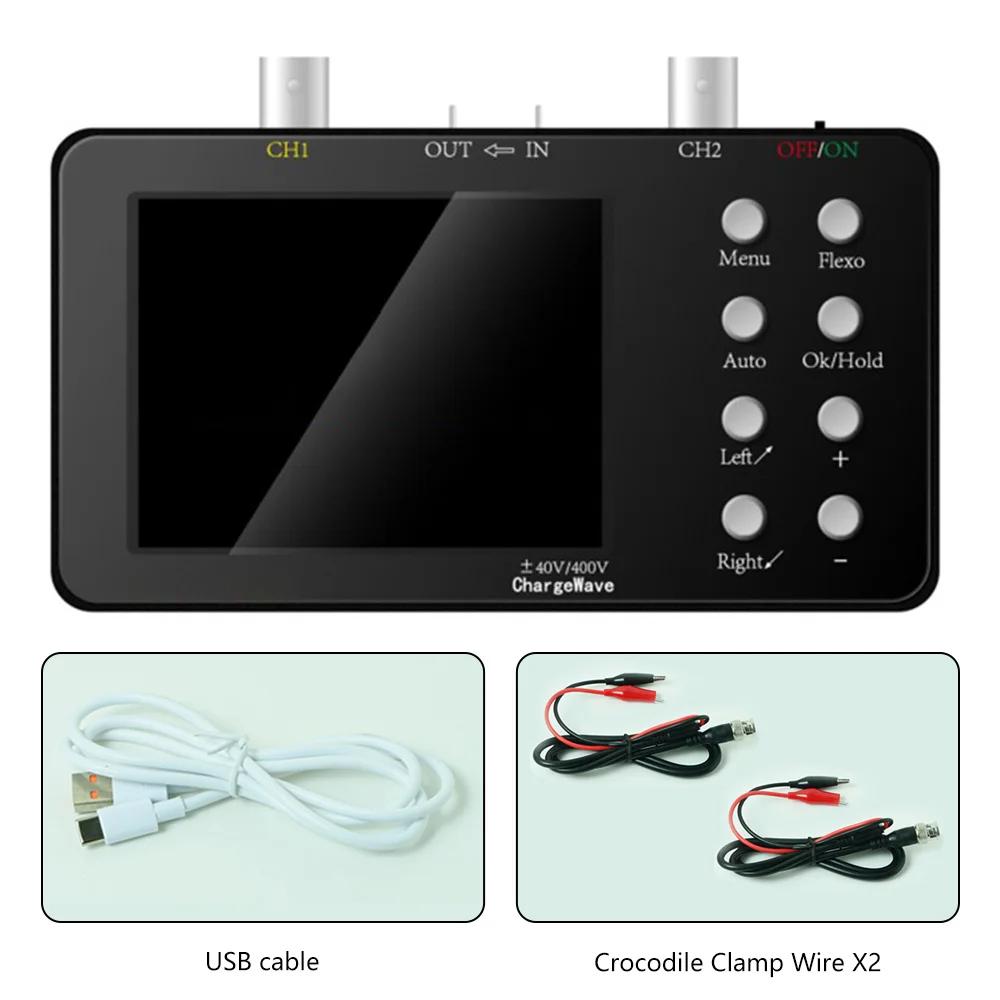 SCO2 Dual Channel Digital Portable Digital Oscilloscope PWM 50M 10Mhz Sampling Rate 2.5KSa/S Analogue Bandwidth for Electronic R
SCO2 Dual Channel Digital Portable Digital Oscilloscope PWM 50M 10Mhz Sampling Rate 2.5KSa/S Analogue Bandwidth for Electronic R