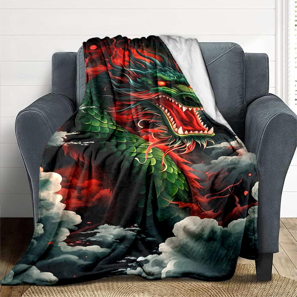 1pc Dragon Art Blanket Lightweight Flannel Blanket Throw Blanket For Sofa, Bed, Travel, Camping, Livingroom, Couch, Chair, And Bed yy2509026194 100x150cm
1pc Dragon Art Blanket Lightweight Flannel Blanket Throw Blanket For Sofa, Bed, Travel, Camping, Livingroom, Couch, Chair, And Bed yy2509026194 100x150cm