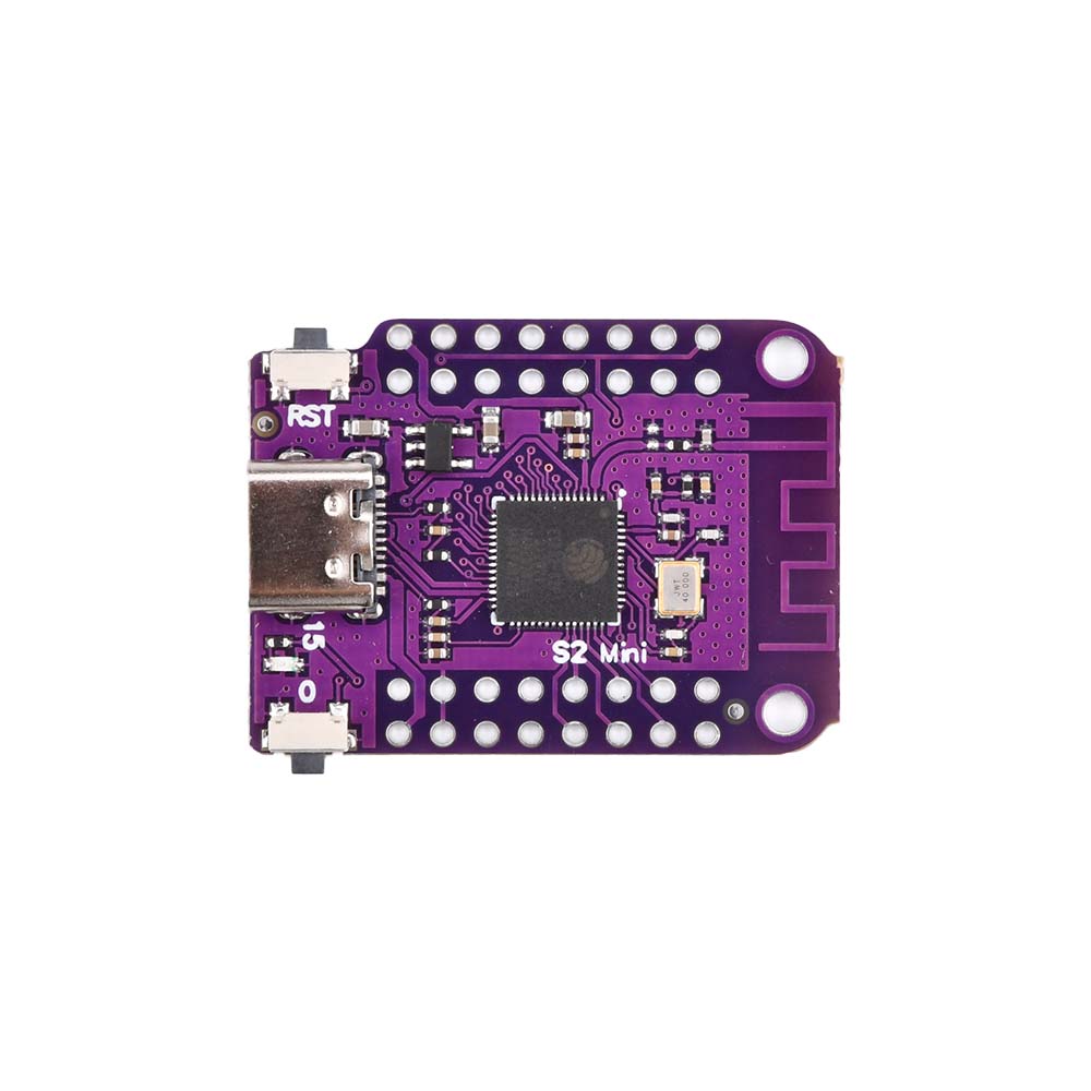 ESP32 S2 Mini WIFI Board Based ESP32-S2FN4R2 ESP32-S2 4MB FLASH 2MB PSRAM MicroPython For Arduino Compatible D1 mini upgrade
ESP32 S2 Mini WIFI Board Based ESP32-S2FN4R2 ESP32-S2 4MB FLASH 2MB PSRAM MicroPython For Arduino Compatible D1 mini upgrade